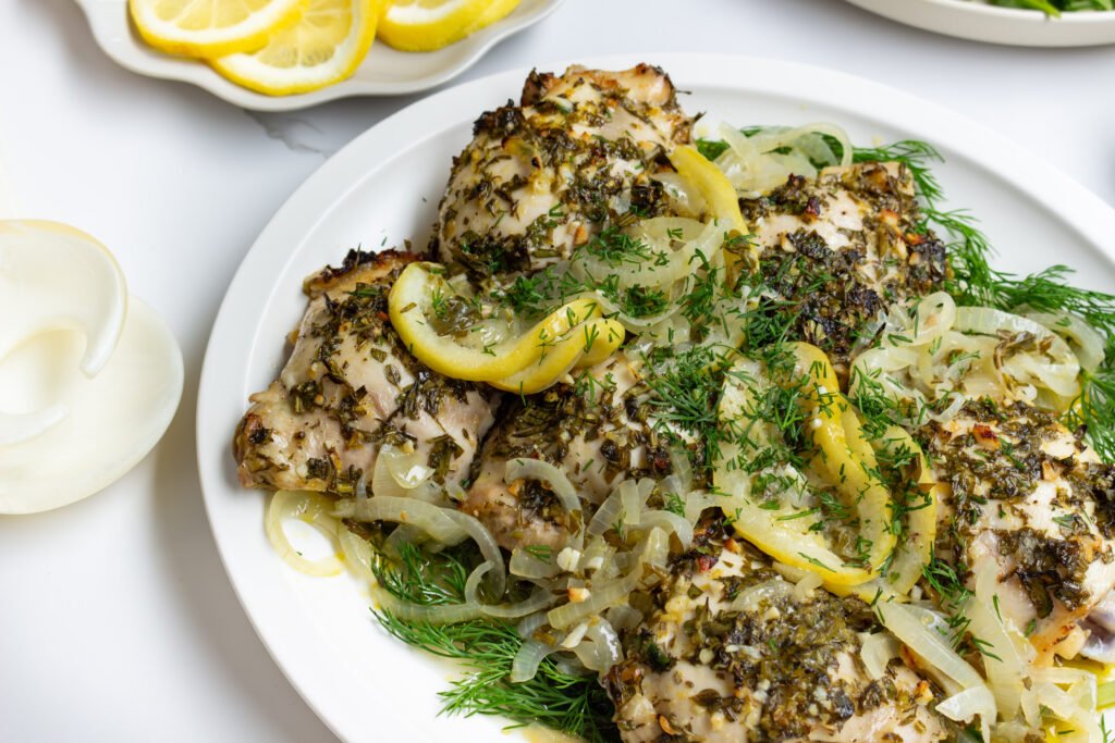 Lemon & Herb Chicken Tray Bake – JSHealth