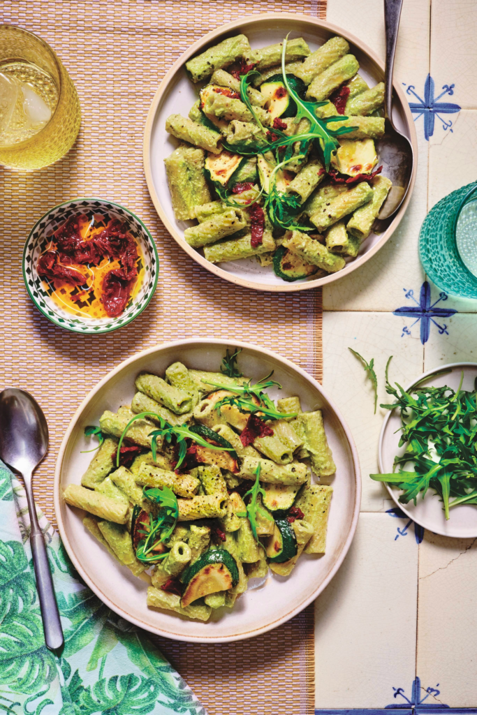 Cashew & Avocado Pesto Pasta