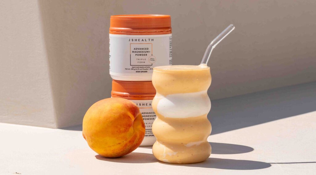 Peaches & Cream Smoothie – Infused With Magnesium – JSHealth